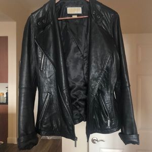 Like New Michael Kors Leather Jacket